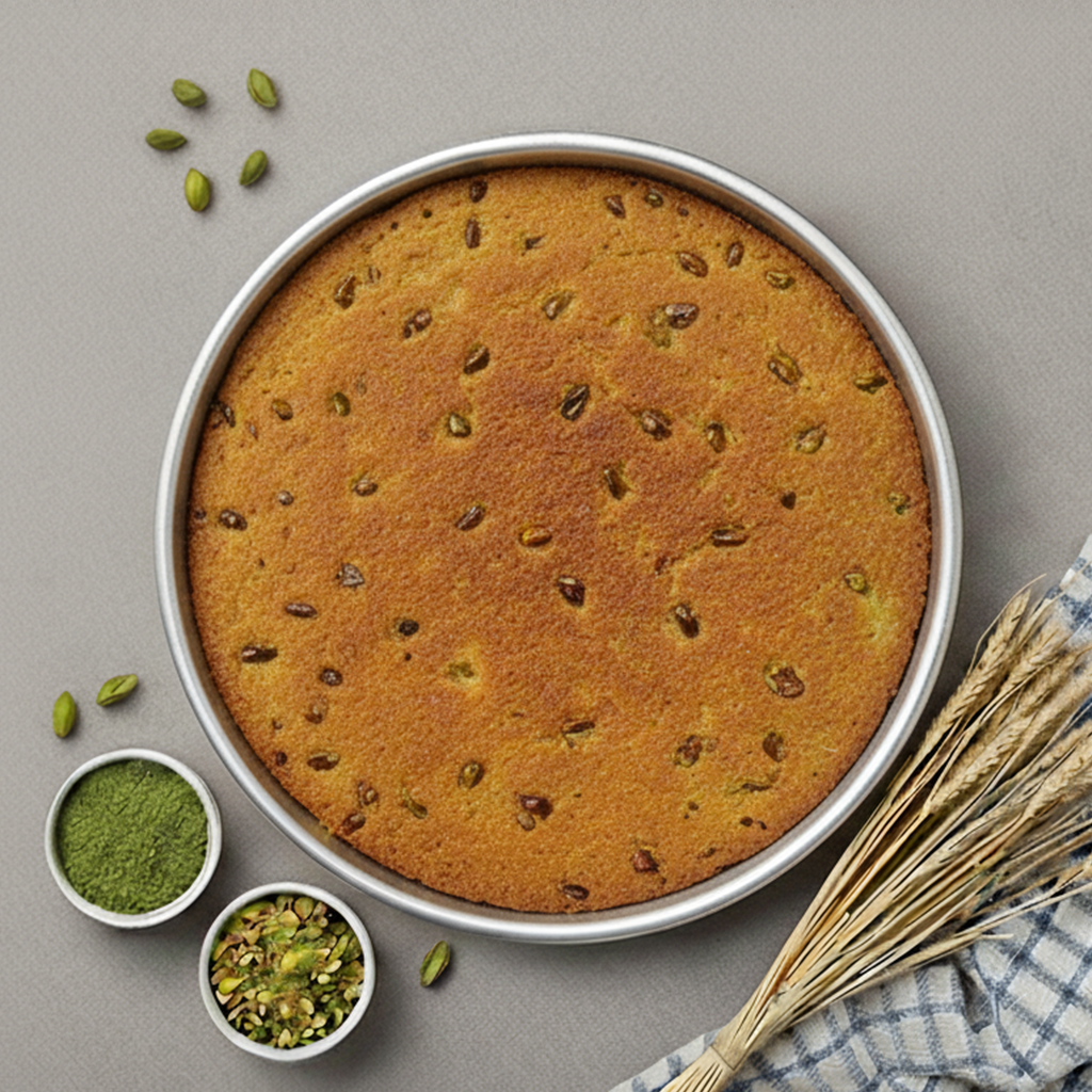 Fıstıklı Düz Kadayıf - 2 KG Tepsi - Kargo Dahil